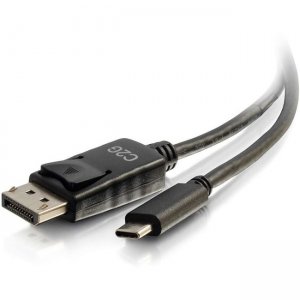 C2G 12ft USB C to DisplayPort Cable - 4K - Black - M/M 26904