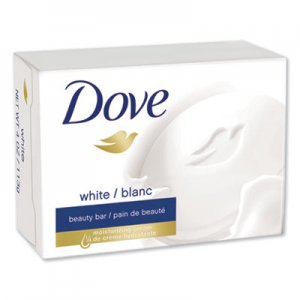 Dove White Beauty Bar, Light Scent, 2.6 oz, 36/Carton UNI61073CT 61073CT