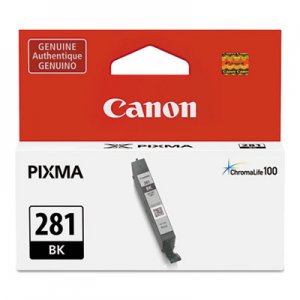 Canon 2091C001 (CLI-281) ChromaLife100+ Ink, 750 Page-Yield, Black CNM2091C001 2091C001