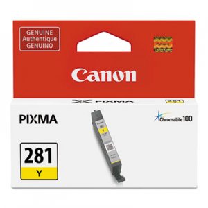 Canon 2090C001 (CLI-281) ChromaLife100+ Ink, 259 Page-Yield, Yellow CNM2090C001 2090C001