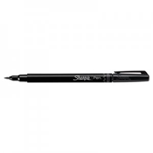 Sharpie Brush Tip Pens, Fine, Black, Dozen SAN2011280 2011280