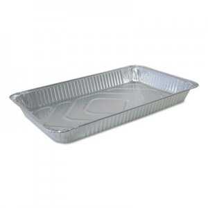 Durable Packaging Aluminum Steam Table Pans, Full Size, Medium, 50/Carton DPKFS780070 FS780070