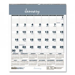 House of Doolittle Bar Harbor Wirebound Monthly Wall Calendar, 6 x 7, Blue, 2021 HOD330 330