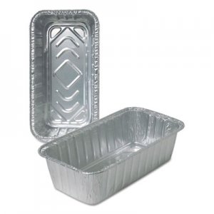 Durable Packaging Aluminum Loaf Pans, 2 lb, 8.69 x 4.56 x 2.38, 500/Carton DPK510035 510035