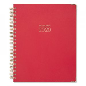 At-A-Glance Harmony Weekly/Monthly Hardcover Planner, 11 x 8 1/2, Berry, 2020-2021 AAG609990559 609990559