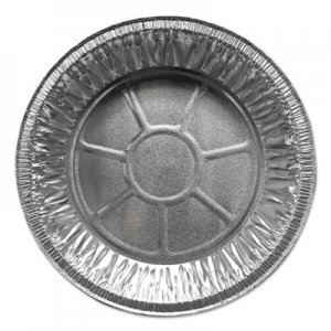 Durable Packaging Aluminum Pie Pans, Medium, 27.6 oz, 9" Diameter x 1"h, Silver, 500/Carton DPK200030 200030