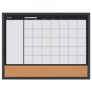MasterVision 3-In-1 Combo Planner, 24.21" x 17.72", White, MDF Frame BVCMX04511161 MX04511161