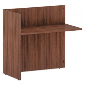 Alera Alera Valencia Series Reversible Reception Return, 44 1/8w x 23 5/6d x 41 1/2h, Modern Walnut