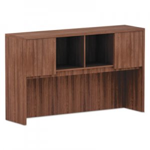 Alera Alera Valencia Series Hutch, 3-Comp, 58.88w x 15d x 35.38h, Modern Walnut ALEVA286015WA VA286015WA