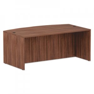 Alera Alera Valencia Series Bow Front Desk Shell, 71" x 41.38" x 29.63", Modern Walnut ALEVA227236WA VA227236WA