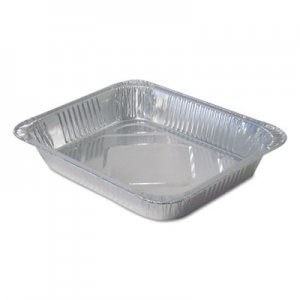 Durable Packaging Aluminum Steam Table Pans, Half Size, Medium, 100/Carton DPKFS4255100 FS4255-100