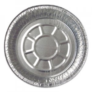 Durable Packaging Aluminum Round Containers, 22 Gauge, 24 oz, 7" Diameter x 1.75"h, Silver, 500/Carton DPK527500 527