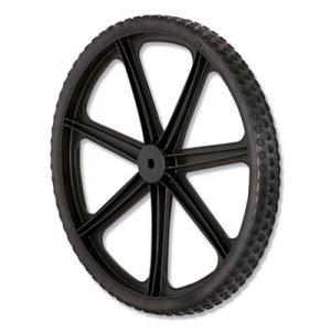 Rubbermaid Commercial Wheel for 5642, 5642-61 Big Wheel Cart, 20" diameter, Black RCPM1564200 M1564200