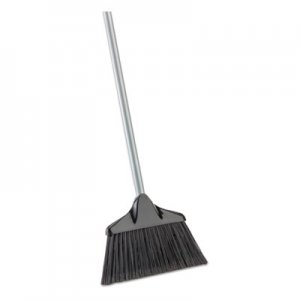 Libman Commercial Housekeeper Broom, 54" Overall Length, Steel Handle, Black/Gray, 6/CT LBN499 LBN 499