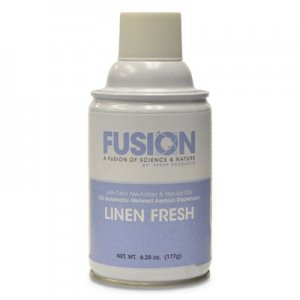 Fresh Products Fusion Metered Aerosols, Linen Fresh, 6.25 oz, 12/Carton FRSMA12LF FRS MA12LF