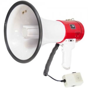 Pyle-Pro Pmp53in 50-Watts Professional Piezo Dynamic Megaphone with 3.5mm Aux-in forDigital Music/Ipod 