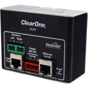 ClearOne IP Zone Controller/Amplifier 910-225-006 SL251