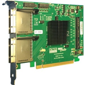 One Stop Systems PCIe x8 Gen3 Dual Port Cable Adapter OSS-PCIE-HIB38-X8-DUAL