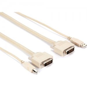 Black Box KVM CPU Cable - DVI-D, USB, Cable, 10-ft. (3.0-m) EHN900025U-0010