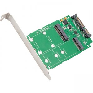SYBA Multimedia M.2 (NGFF) & mSATA SSD to SATA III with Standard & Low Profile Brackets SI-ADA50067