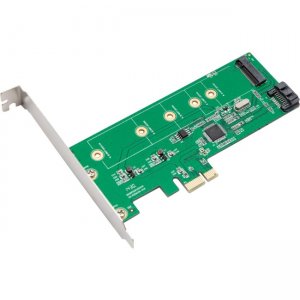 SYBA Multimedia PCIe to M.2 and SATA 6G Card SI-PEX50065