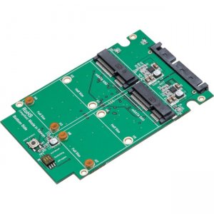 SYBA Dual mSATA SSD to SATA III RAID Enclosure with Complete Screw Set SY-ADA40090