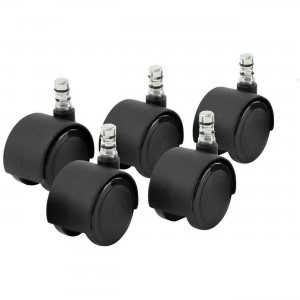 Master Caster Duet Noiseless Carpet Mat Casters, 5/Set 64330 MAS64330