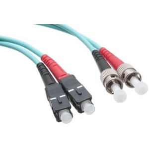 Axiom SC/ST 10G Multimode Duplex OM3 50/125 Fiber Optic Cable 3m - TAA Compliant AXG96052