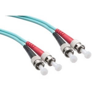 Axiom ST/ST 10G Multimode Duplex OM3 50/125 Fiber Optic Cable 2m - TAA Compliant AXG96066