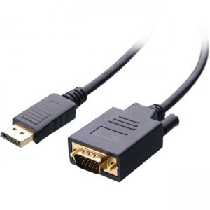 4XEM DisplayPort to VGA Adapter Cable 10ft 4XDPMVGAM10FT
