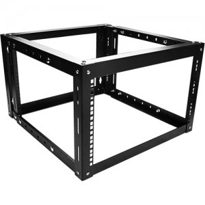 Claytek 6U 800mm Adjustable Wallmount Server Cabinet with 2U Cable Management WOM680-CM2U