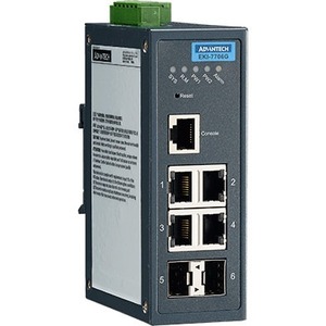 Advantech 4GE+2G SFP Managed Ethernet Switch EKI-7706G-2F-AE EKI-7706G-2F