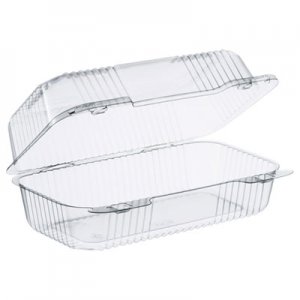 Dart StayLock Clear Hinged Lid Containers, 5.4 x 9 x 3.5, Clear, 250/Carton DCCC35UT1 C35UT1