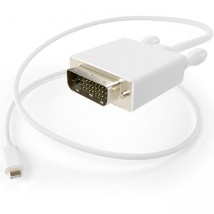 Unirise USB Type C to DVI-D Dual link Male Cable 3Ft USBC-DVI-03F