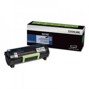 Lexmark 601XE, Extra High-Yield, Toner, 20000 Page-Yield, Black LEX60F1X0E 60F1X0E