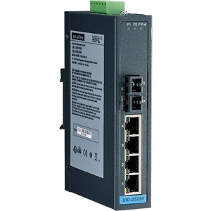 Advantech 4-port Ethernet Switch w/ 1-port 100FX Single-mode EKI-2525S-AE EKI-2525S