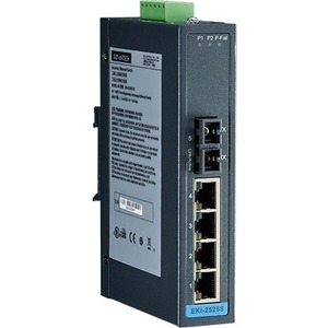 Advantech 4-port Ethernet Switch w/ 1-port 100FX Single-mode EKI-2525S-AE EKI-2525S