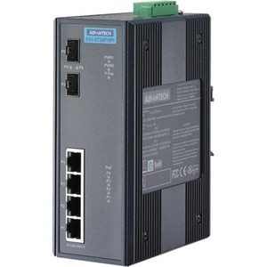 Advantech 4G+2 SFP W/ 4 IEEE 802.3 High Power PoE Industrial Wide Temperature Switch EKI-2726FHPI-AE EKI