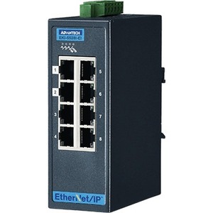 Advantech 8 Port Entry-level Managed Switch Support EtherNet/IP w/wide Temp EKI-5528I-EI-AE EKI-5528I-EI