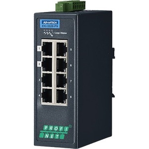 Advantech 8FE Managed Ethernet Switch Support PROFINET,-40~75 EKI-5528I-PN-AE EKI-5528I-PN