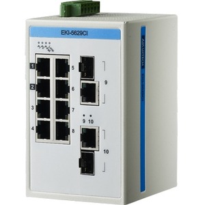 Advantech 8FE + 2GE Combo Ethernet ProView Switch with Wide Temperature EKI-5629CI-AE EKI-5629CI