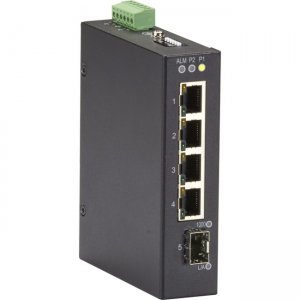 Black Box Industrial Gigabit Ethernet Switch - Extreme Temperature, 5-Port LIG401A