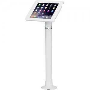 ArmorActive Pipeline Kiosk 24 in with Elite for iPad 9.7 in White with Baseplate 800-00001_00131