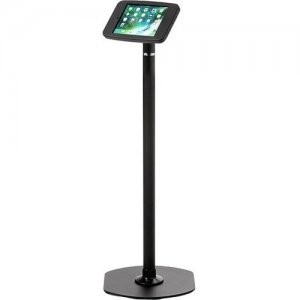ArmorActive Pipleine Kiosk 42 in with FMJ for iPad 9.7 in Black with Baseplate 800-00001_00029