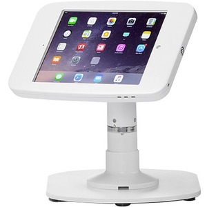 ArmorActive Pipeline Kiosk 8 in with FMJ for iPad 9.7 in White with Baseplate 800-00001_00030