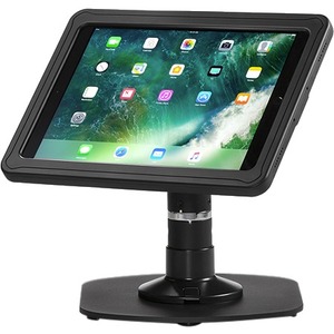 ArmorActive Pipeline Kiosk 8 in with Echo for iPad Pro 12.9 in Black with Baseplate 800-00001_00040