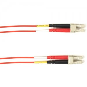 Black Box Fiber Optic Duplex Patch Network Cable FOCMP62-004M-LCLC-RD