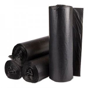 Inteplast Group Institutional Low-Density Can Liners, 30gal, .58mil, 30x36, Black, 25/RL,10RL/CT IBSSL3036HVK WSL3036HVK