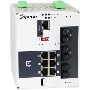 Perle Industrial Managed Power Over Ethernet Switch 07017180 IDS-509G3PP6-T2SD10-MD05-XT