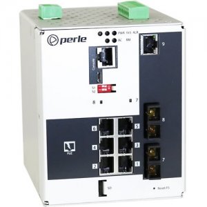 Perle Industrial Managed Power Over Ethernet Switch 07016530 IDS-509G2PP6-C2MD2